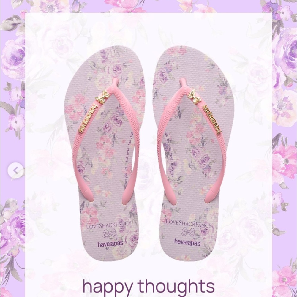 LOVESHACKFANCY Havaianas Flip Flops Sandals